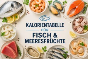 Kalorientabelle für Fisch & Meeresfrüchte