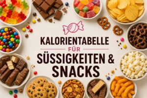 Kalorientabelle Süßigkeiten & Snacks