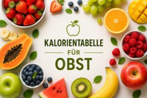 Kalorientabelle von Obst