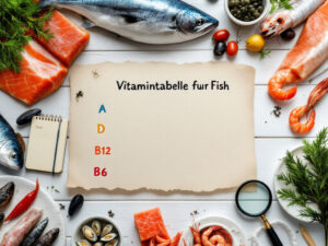 Vitamintabelle für Fisch