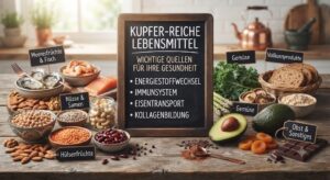 Lebensmittel mit Kupfer mit Tabelle