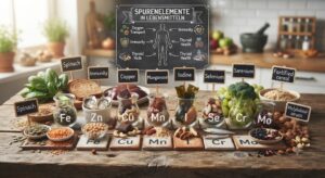 Spurenelemente in Lebensmitteln mit Tabelle